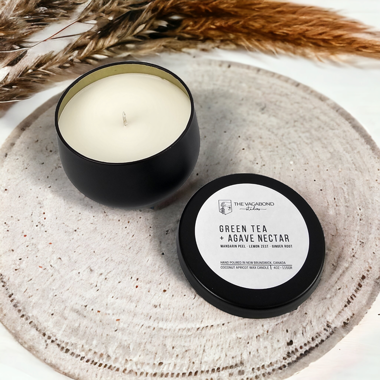 Green Tea + Agave Nectar Candle