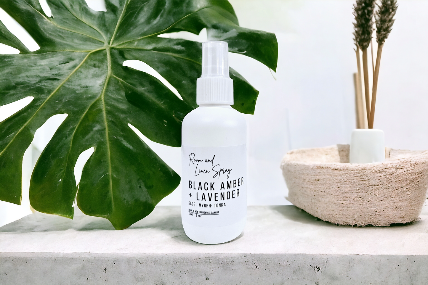 Black Amber + Lavender Room Spray